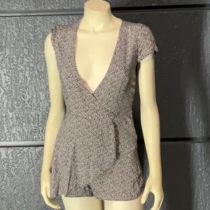 Black shorts jump suit